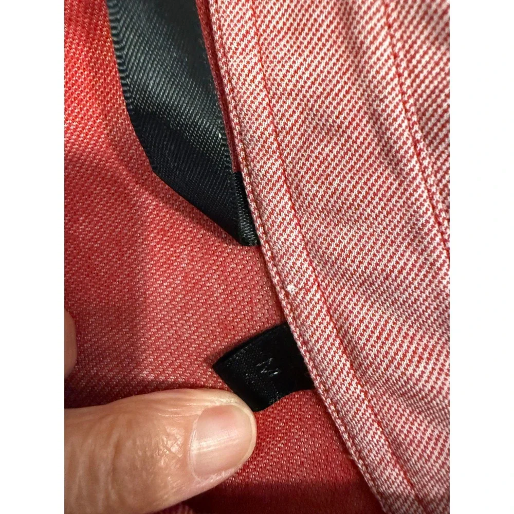 TravisMathew Mens Short Sleeve Polo Shirt Heathered Red Size‎ M Golf Sporty